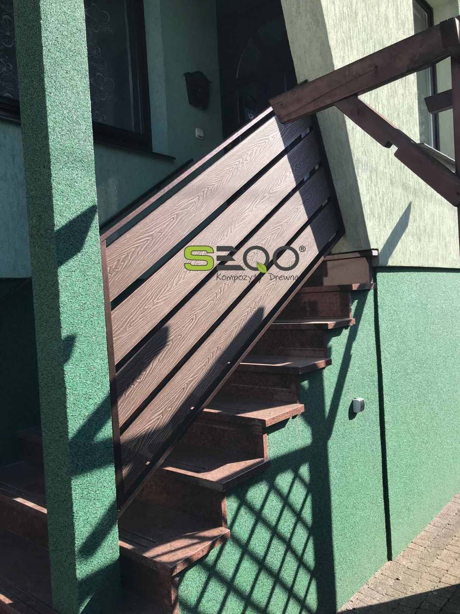 Balkon i schody z kompozytów SEQO Intensive